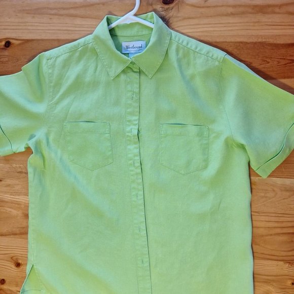 Vintage Westbound Short Sleeve Button-up Top Duo - Picture 2 of 9